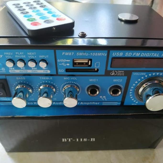 TERMURAH - amplifier mini betavo BT 188 B bluetooth USB jack mic karaoke