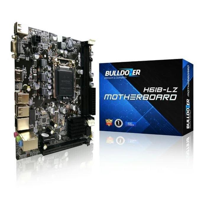 TERMURAH - MAINBOARD / MOTHERBOARD BULLDOZER H61B-LZ SOCKET 1155 DDR3