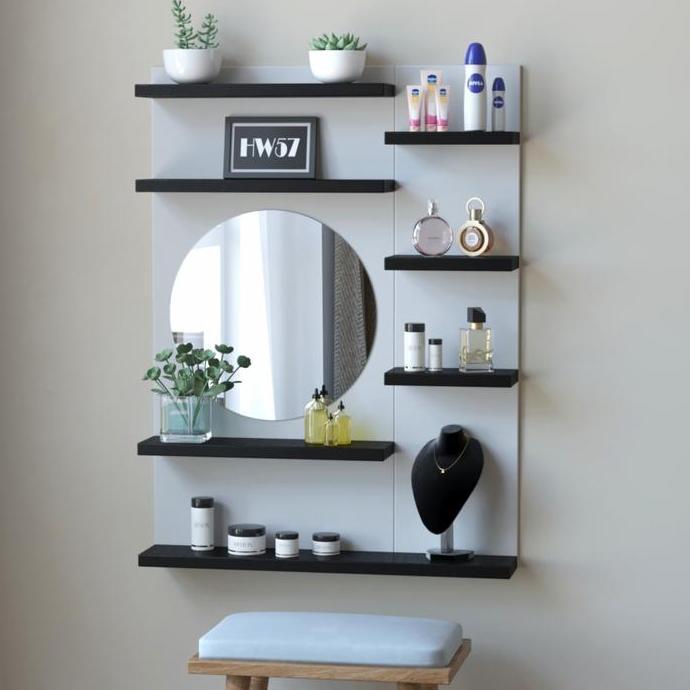 RAK MAKEUP GANTUNG / MEJA RIAS GANTUNG / RAK RIAS / MEJA RIAS DINDING