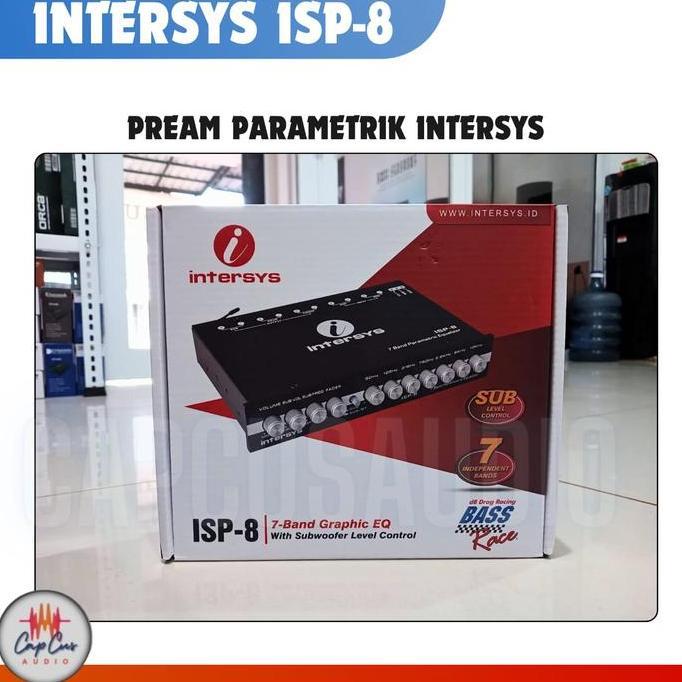 PARAMETRIC EQUALIZER 7 BAND INTERSYS ISP-8/PARAMETRIC INTERSYS ORI