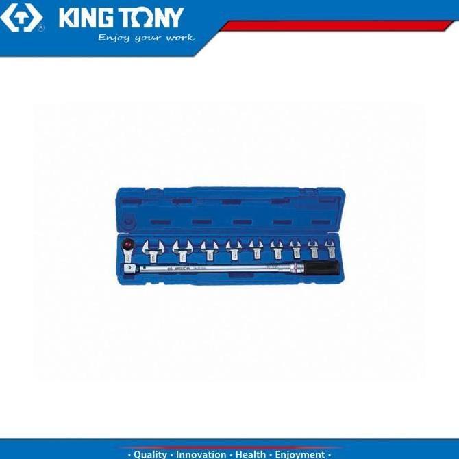 [BERGARANSI] KING TONY 345203D11MR 11pcs. 14x18 Interchangeable Torque Wrench Set (60~340 Nm)