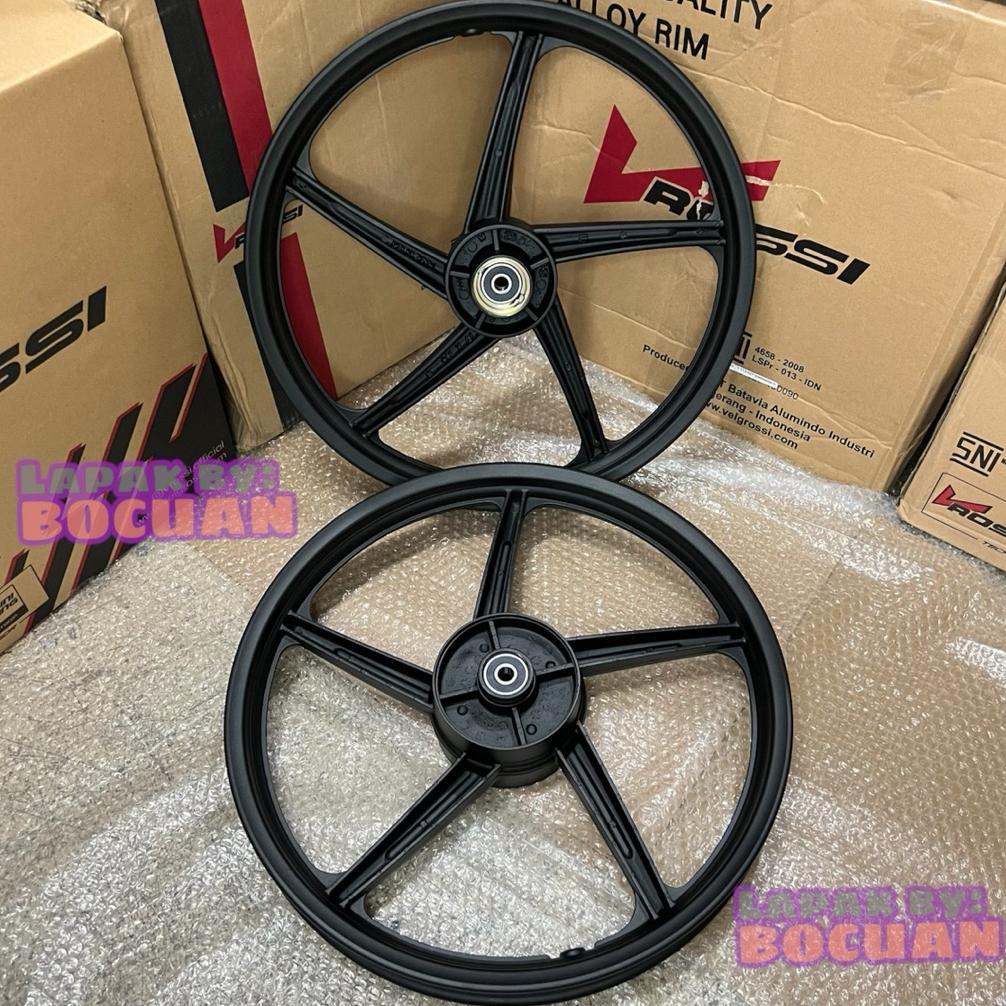 VELG ROSSI FALCON PALANG 5 LURUS VELG BEBEK ORIGINAL HONDA SUPRA KHARISMA FIT GRAND SUPRA FIT