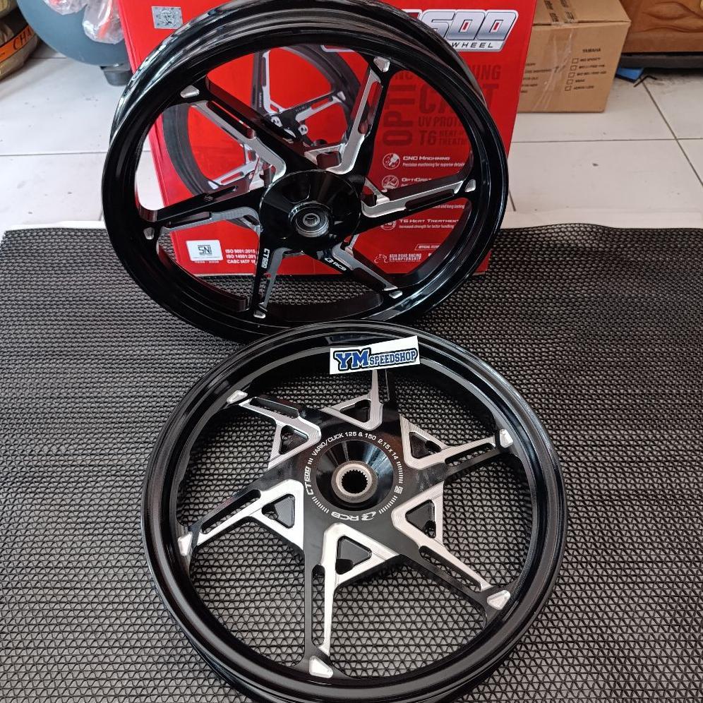 Velg RCB CT600 Black pnp Vario 125 Vario 150 old dan new original ring14