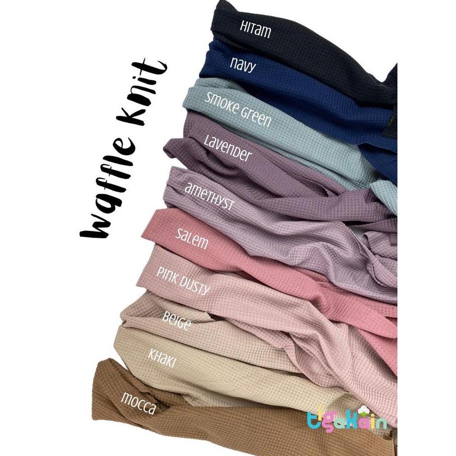1 Kilogram Kain Waffle Knit Bahan Waffle Vniqlo