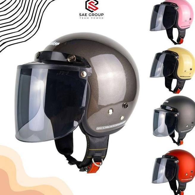 Helm Retro Kids Retro Anak Perempuan Laki Laki Usia 1 2 3 4 5 Tahun Lucu