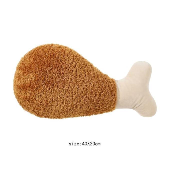 Miniso Boneka Bantal Mainan Mewah Burger Lucu Boneka Anak Lembut Plush Toy Seri Makanan Lembut Mainan Tidur Stuffed Toy