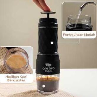 Hand Press Mini Espresso Coffee Maker 3 in 1 20 Bar 120ml - HS-8439