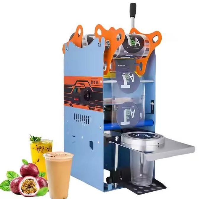 T-REX Mesin Cup Sealer 26oz TR-D9 Pres Gelas Plastik Manual Kokoh Mesin Press Gelas untuk Es Teh Jum