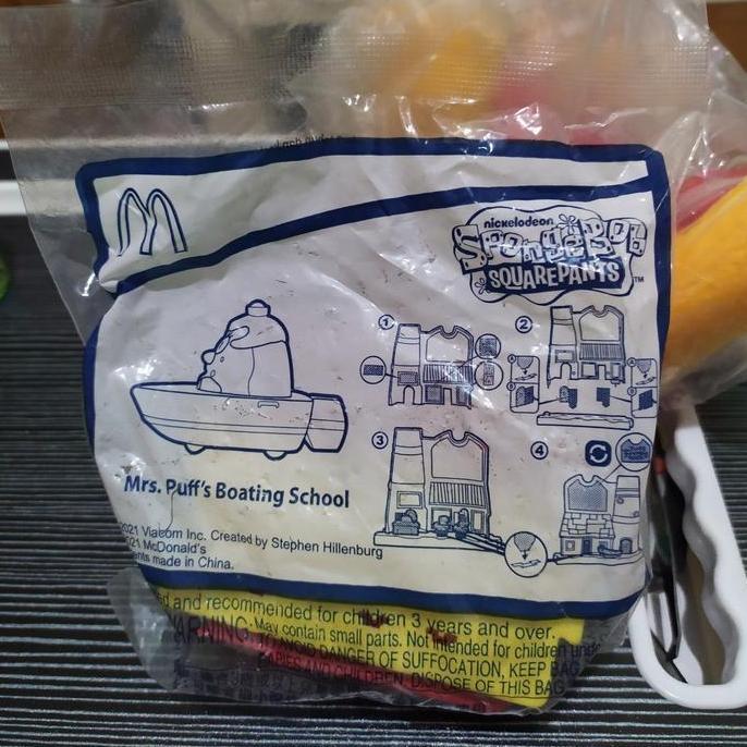 Mrs Puff Boating School - Spongebob SquarePants - Happy Meal MC Donald