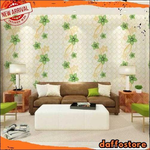 GROSIR Wallpaper Dinding Hijau Wallpaper Dinding Kamar Tidur Wallpaper Ruang Tamu Tema Hijau Wallpap
