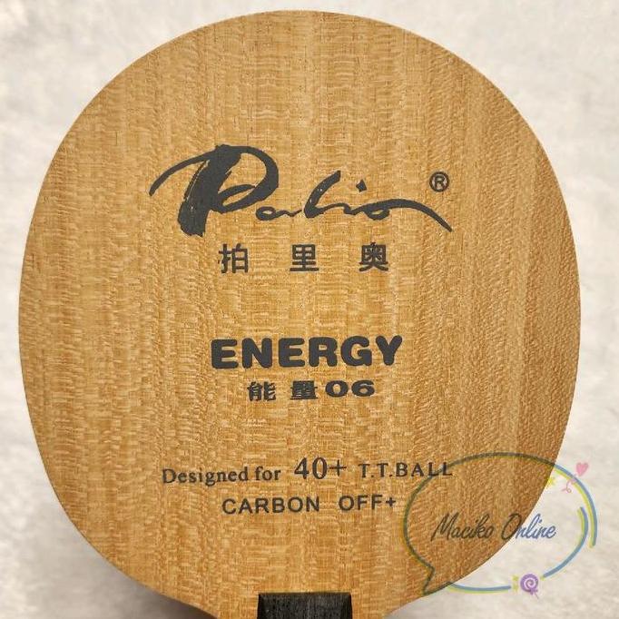 BEBAS ONGKIR - Palio Energy 06 Carbon OFF+ FL ~ Kayu Bet Tenis Meja Palio