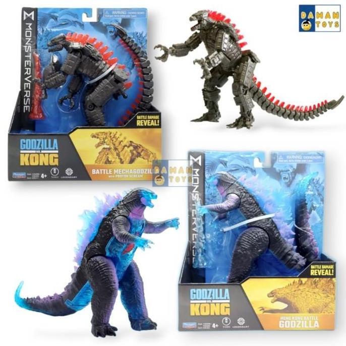 Mechagodzilla 2021 Action Figure Godzilla vs Kong Moster Kaiju Mainan