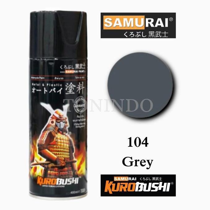 Cat Samurai Grey 104 Cat Semprot /Spray Abu-abu