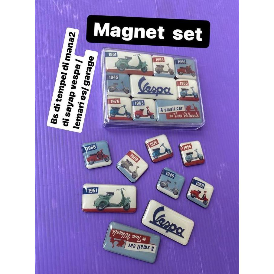 Magnet set Vespa Model - original merchandise
