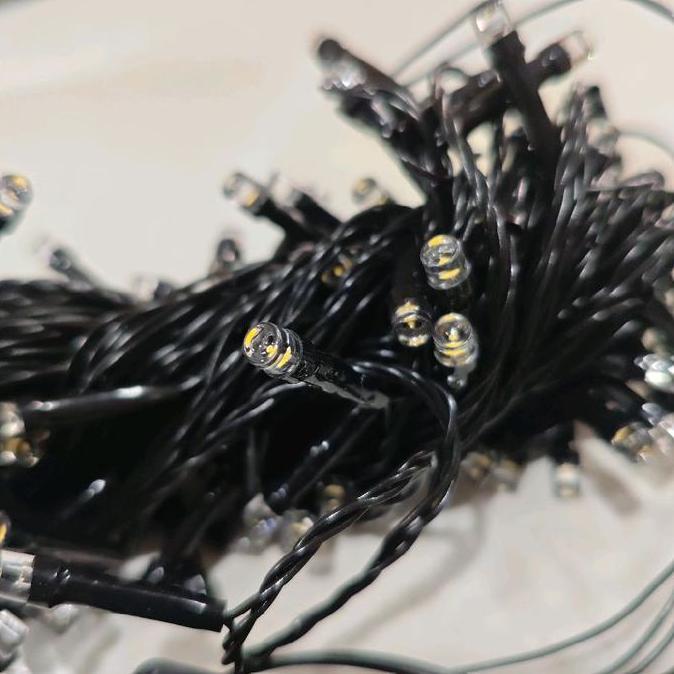 Lampu Natal Tumblr 10meter 90LED Lampu Natal 10M Warna Kuning