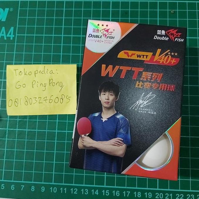 bola pingpong double fish wtt