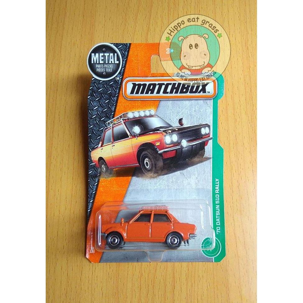 Matchbox Datsun 510 Rally Orange
