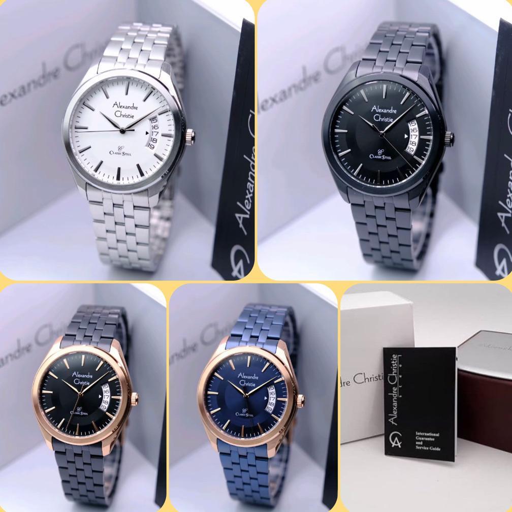 JAM TANGAN PRIA ALEXANDRE CHRISTIE AC 8674 MD  / AC8674 / 8674 ORIGINAL