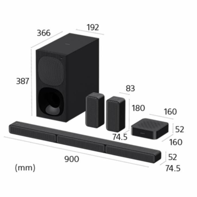 SONY SOUNDBAR HT-S40R / HTS40R / S40R WIRELESS REAR SUROUND