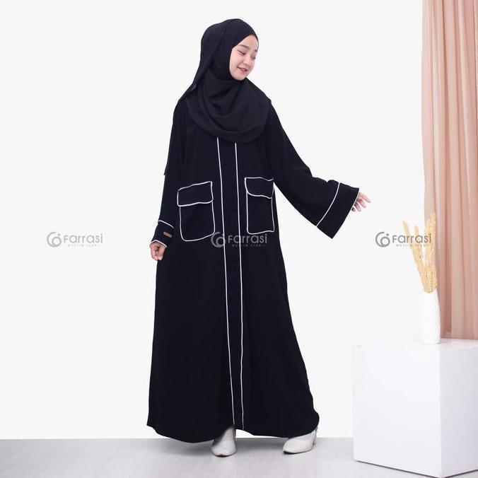 Farrasi | Maryam / Abaya Basic / Abaya Turkey / Abaya Hitam