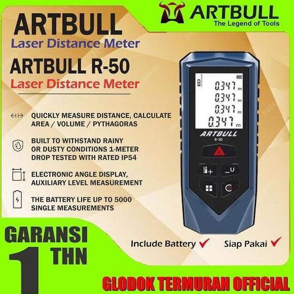 Meteran Laser Digital Laser Pengukur Jarak 40-100 Meter Rangefinder Kualitas Terbaik Harga Termurah