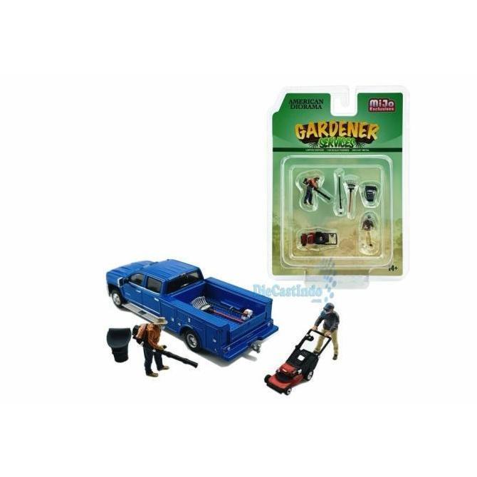 American Diorama Figure Gardener Services Skala 1:64 Mijo Exclusive