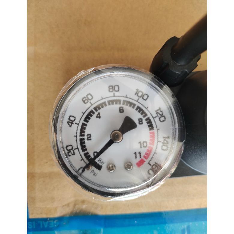 New POMPA LANTAI SEPEDA / FLOOR PUMP POLYGON SHORTY DUAL HEAD 160 psi pompa angin /ban sepeda/ pompa