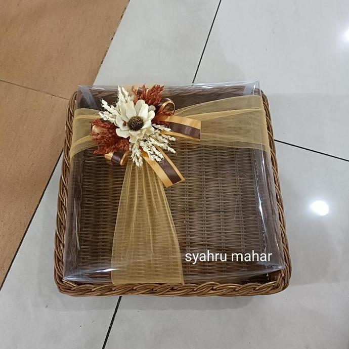 kotak hantaran kue mika TH
