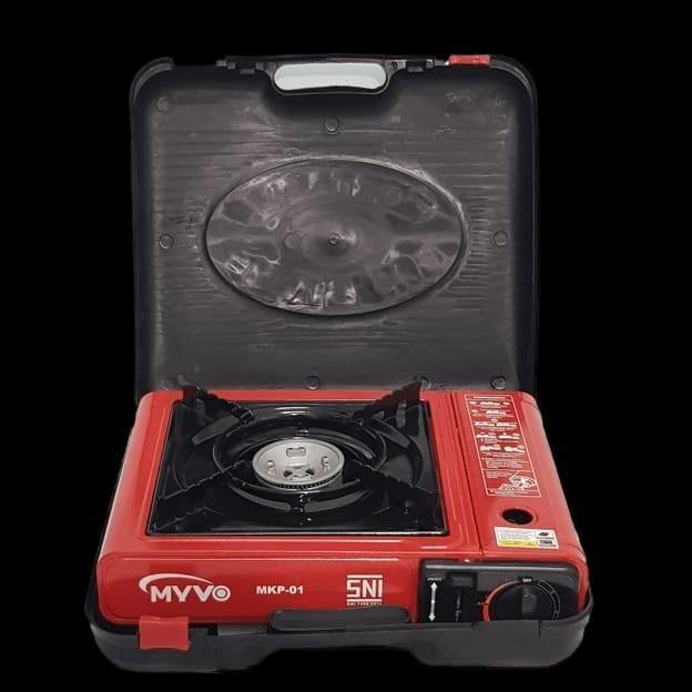 Kompor Gas Portable MYVO MKP-01 2 In 1 (Bisa LPG 3 Kg)