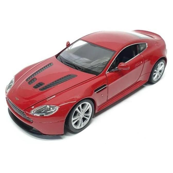 Welly Nex Aston Martin V12 Vantage 2010 Merah Skala 1:24