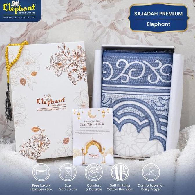 Elephant Hampers Box Sajadah Premium / Sajadah Premium Hampers + Box Terlaris