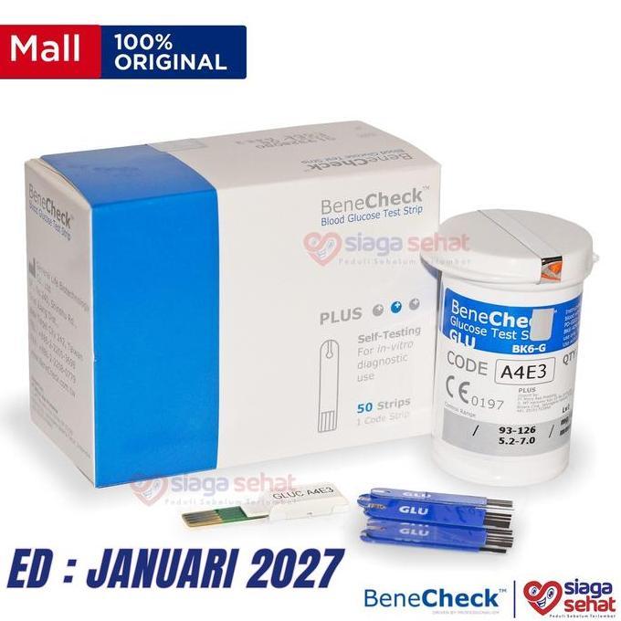 Benecheck - Test Strip Gula Darah ( Alat Kesehatan )