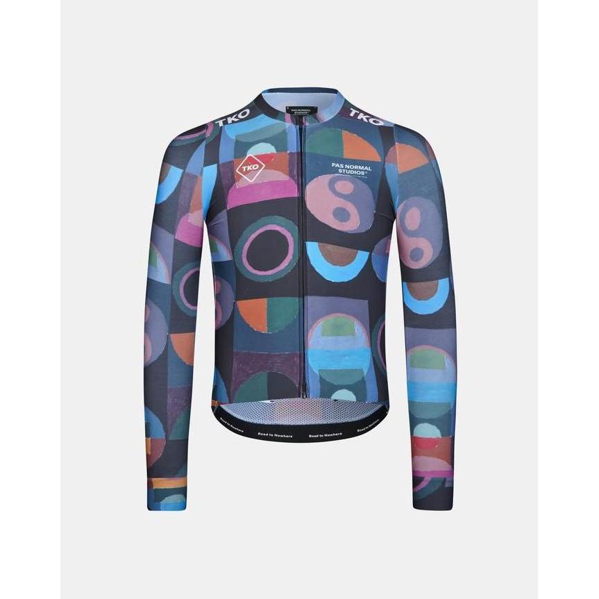 Promo JERSEY SEPEDA PRIA PNS PAS NORMAL STUDIOS TKO Mechanism Long Sleeve Jersey MULTI COD