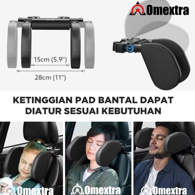 Bantal Omextra- Headrest Pillow Car 3 Generation- Bantal Mobil Omextra