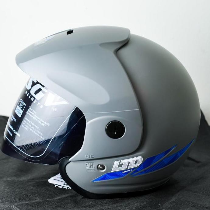 Wiji_boseee - Helm LTD Sport Original Import | Malaysia SNI ISO Helmet Motor Kaca Visor Hitam