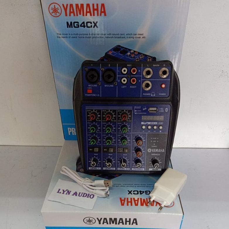 MIXER AUDIO YAMAHA MG4CX BLUETOOTH USB MP3 MIXER 4 CHANNEL