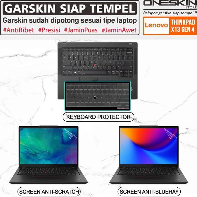 Garskin Laptop Keyboard Screen Protector Lenovo Thinkpad X13 Gen 4 Tpu