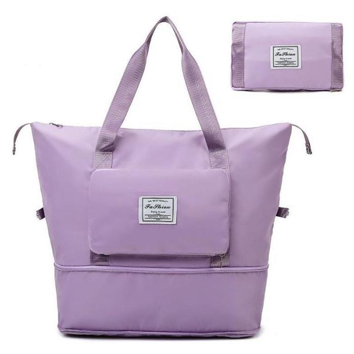 New BABEE - Tas Travel Lipat Anti Air / Tas Gym Wanita / Tas Besar Lipat