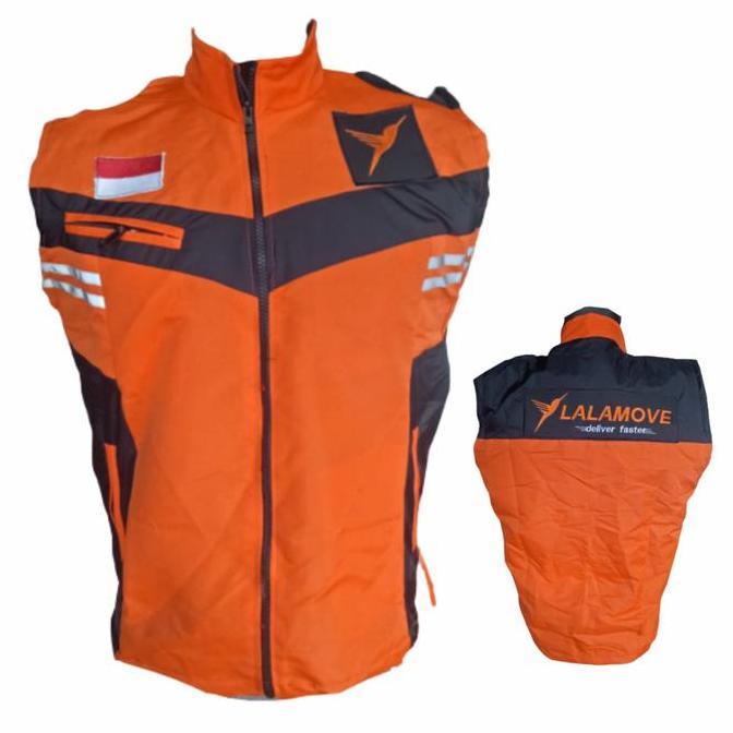 DE166 - rompi jaket lalamove / rompi motor pelindung dada