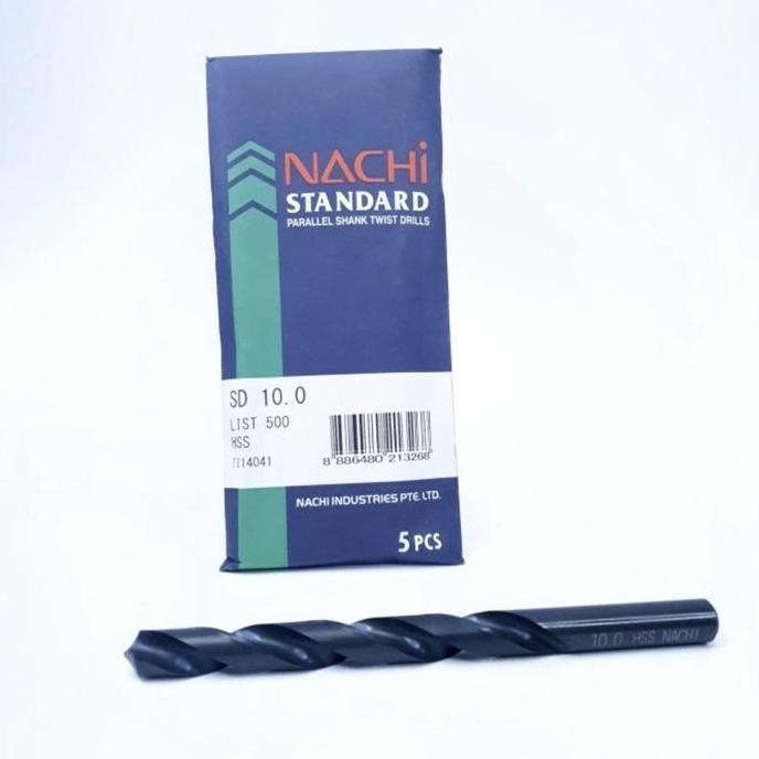 NACHI Mata Bor 10 mm Mata Bor Besi HSS 10 mm Asli