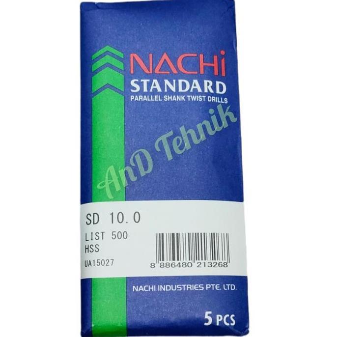 Mata Bor Besi Nachi HSS 10mm / Mata Bor Nachi 10mm / Nachi 10 mm - Available