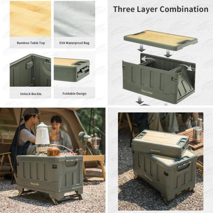 STORAGE BOX NATUREHIKE NH22SNX01 / KOTAK PENYIMPANAN LIPAT CAMPING