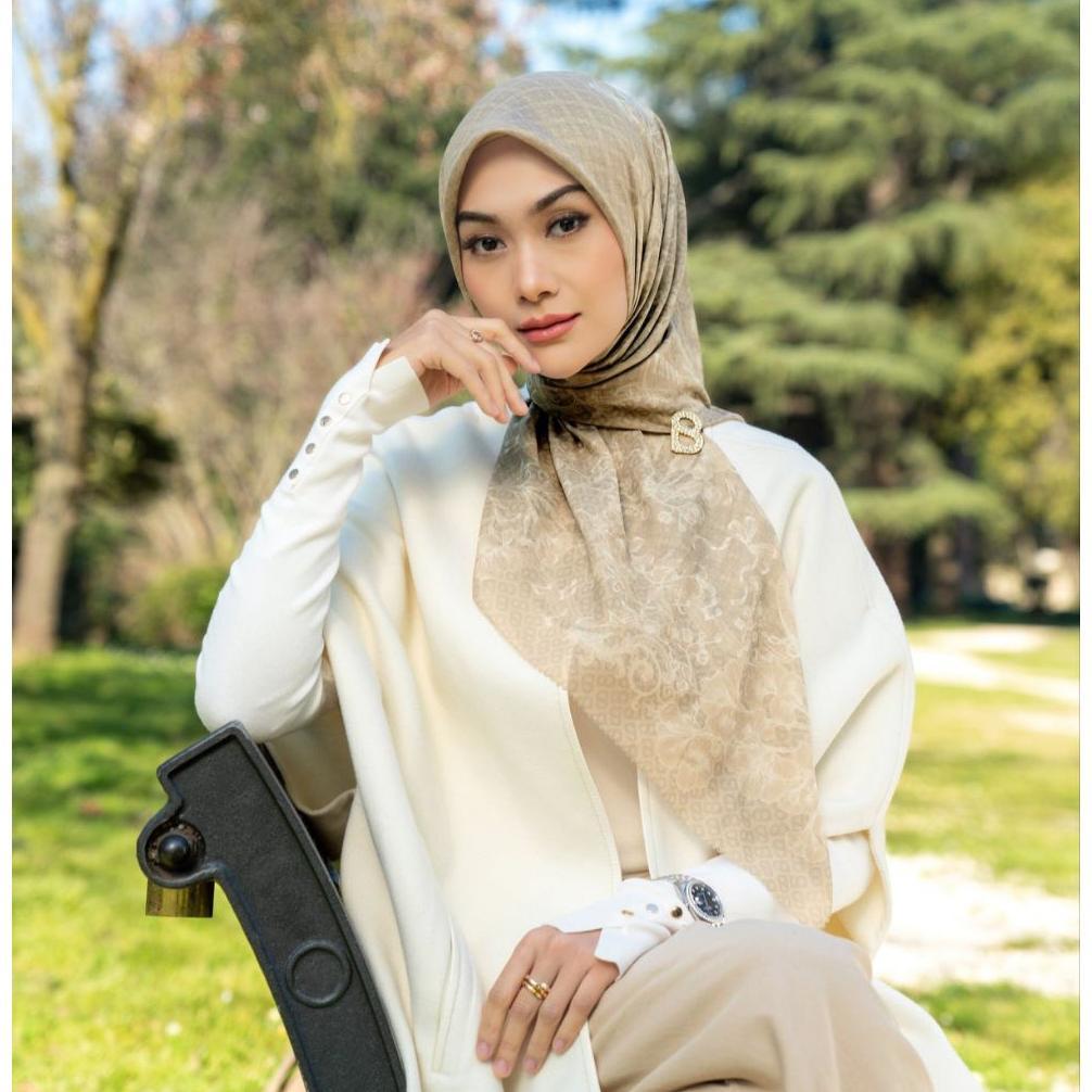 READY BISA INSTANT  Buttonscarves Nada 3 Series Voile Square