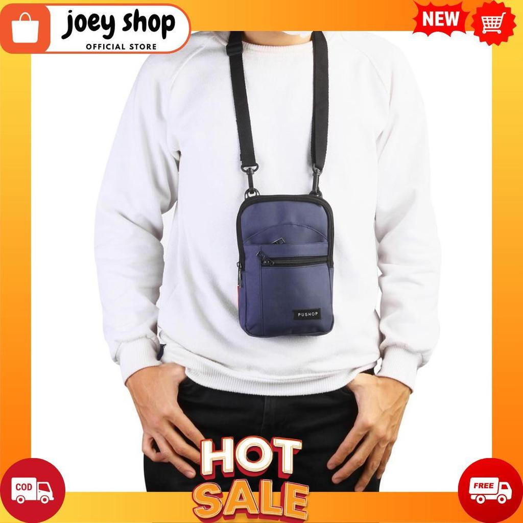 Tas Hp Selempang Kecil Pria Pushop Sanchez Cod