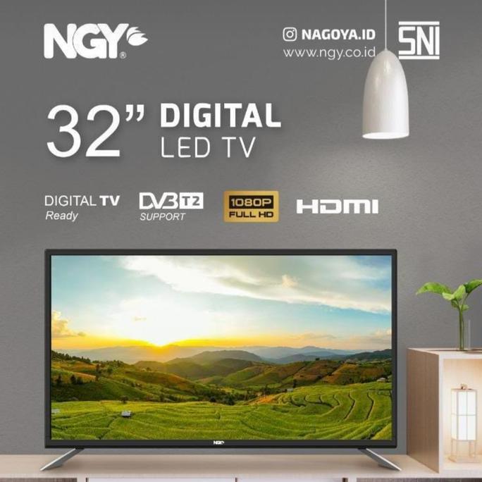 NAGOYA LED TV 32 INCH DIGITAL HDMI NGY-3208