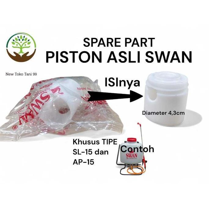Suku Cadang Swan Piston Sprayer Manual Swan Type Sl15 / Ap15 Sparepart Piston Swan Genuine Parts