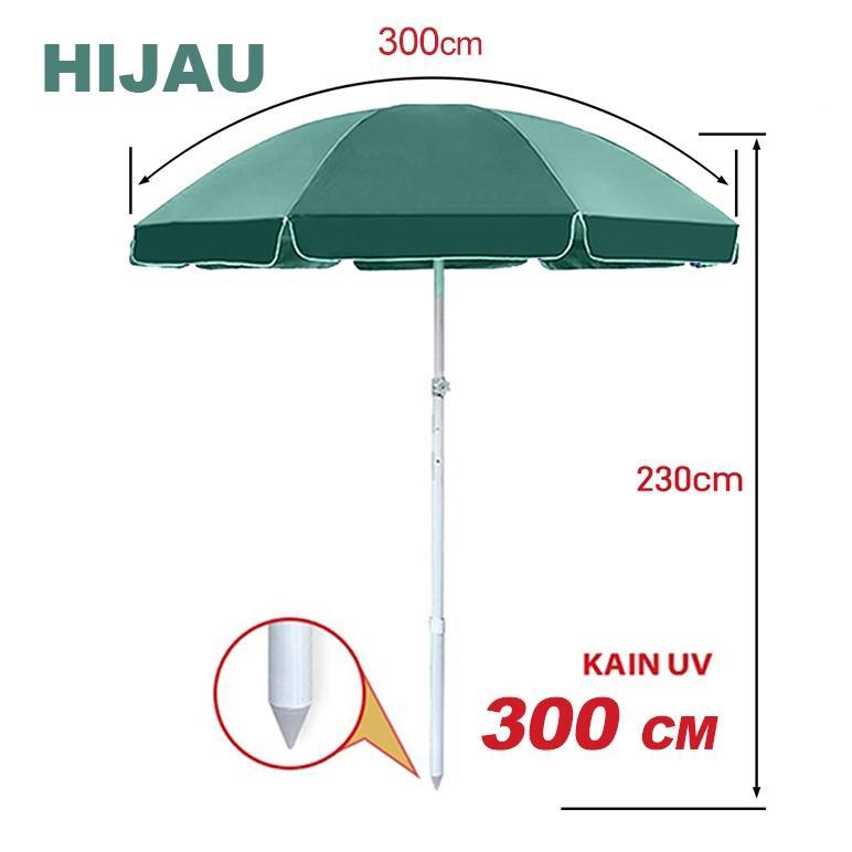 Payung Tenda Jualan besar Bazar Lapak Cafe Anti UV Kokoh  Payung Warna Warni Bagus/Payung Tenda 280 