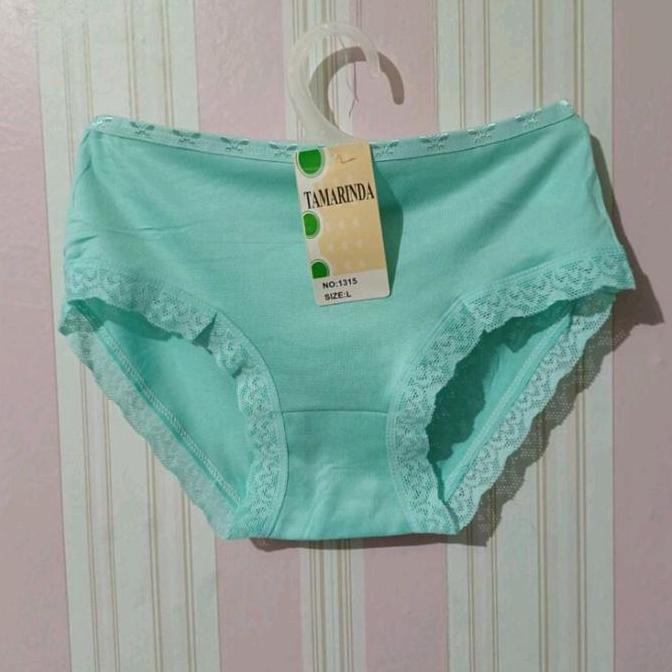 Promo 6PCS / Celana Dalam Wanita Renda / CD Tamarinda Renda Katun Lembut Nyaman COD