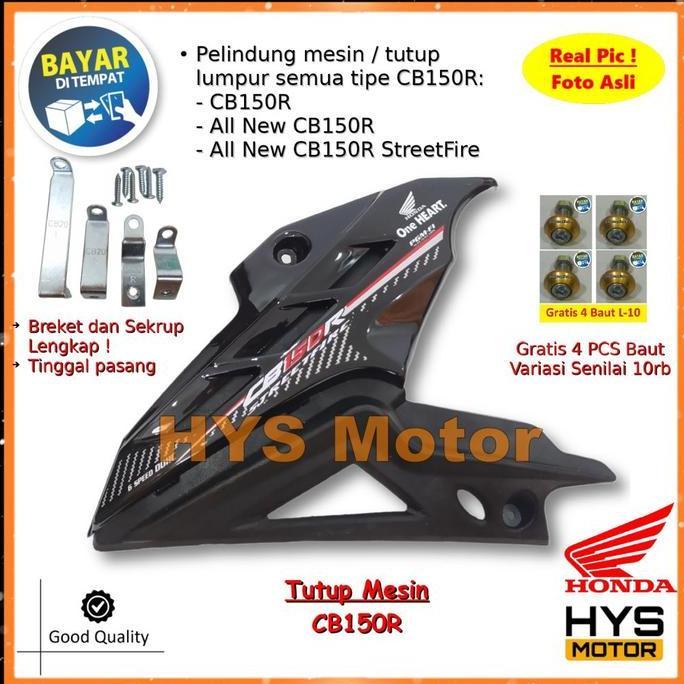 Promo Tutup Mesin Honda CB150R / All New CB150R / All New CB150R StreetFire - Cover Engine Lumpur Tr