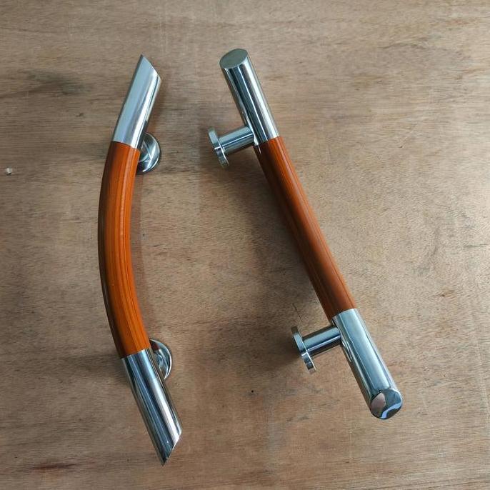 SU - Pull Handle Pintu 33cm Bulan Sabit Natural / Gagang Pintu Kupu Tarung Minimalis